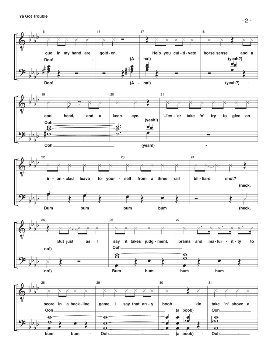 Ya Got Trouble Ya Got Trouble TTBB scores gallery preview page 2