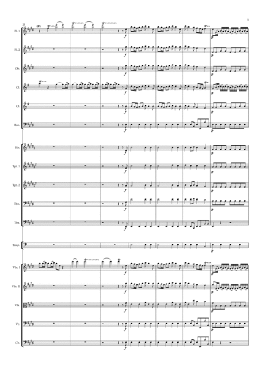 'Spring' from The Four Seasons Full Orchestra scores gallery preview page 5