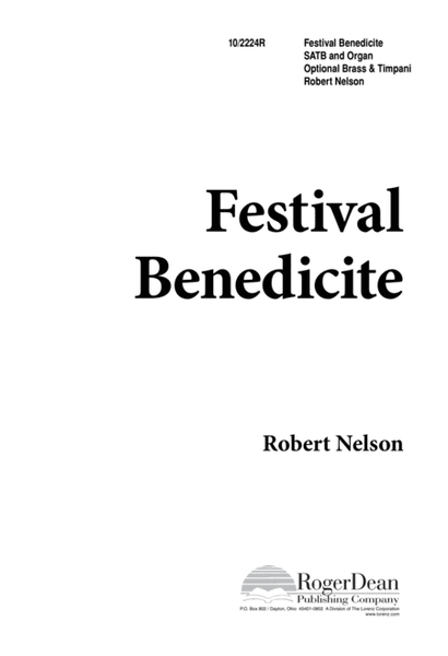 Festival Benedicite
