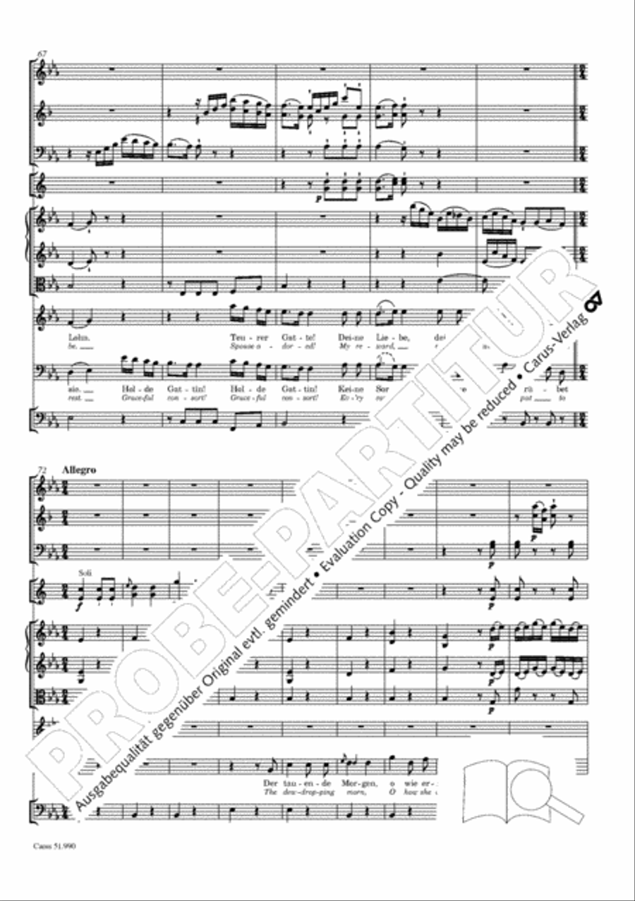The Creation (Die Schopfung) 4-Part scores gallery preview page 309