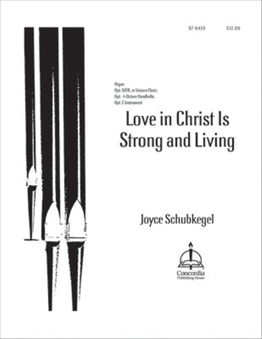 Love in Christ Is Strong and Living Choir scores gallery preview page 1