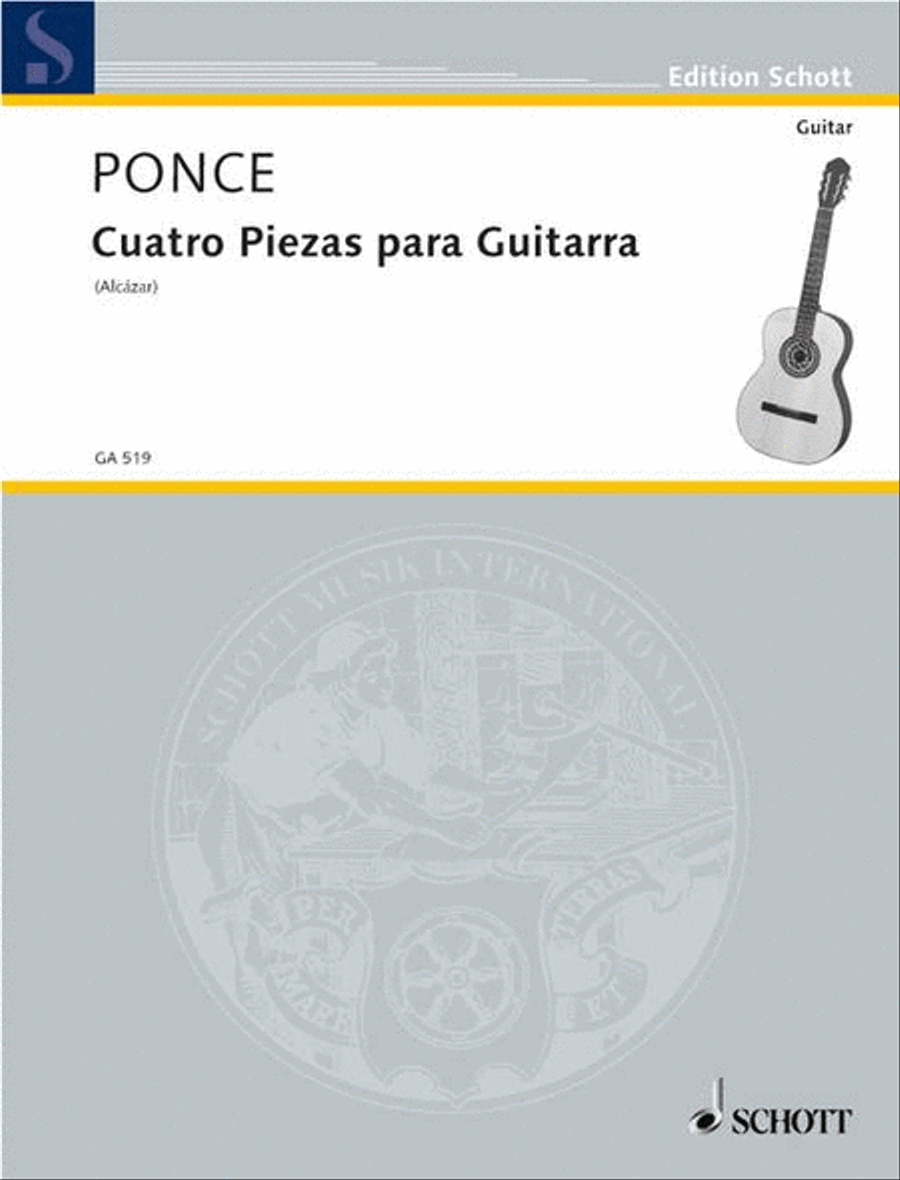 Cuatro Piezas Classical Guitar scores gallery preview page 1
