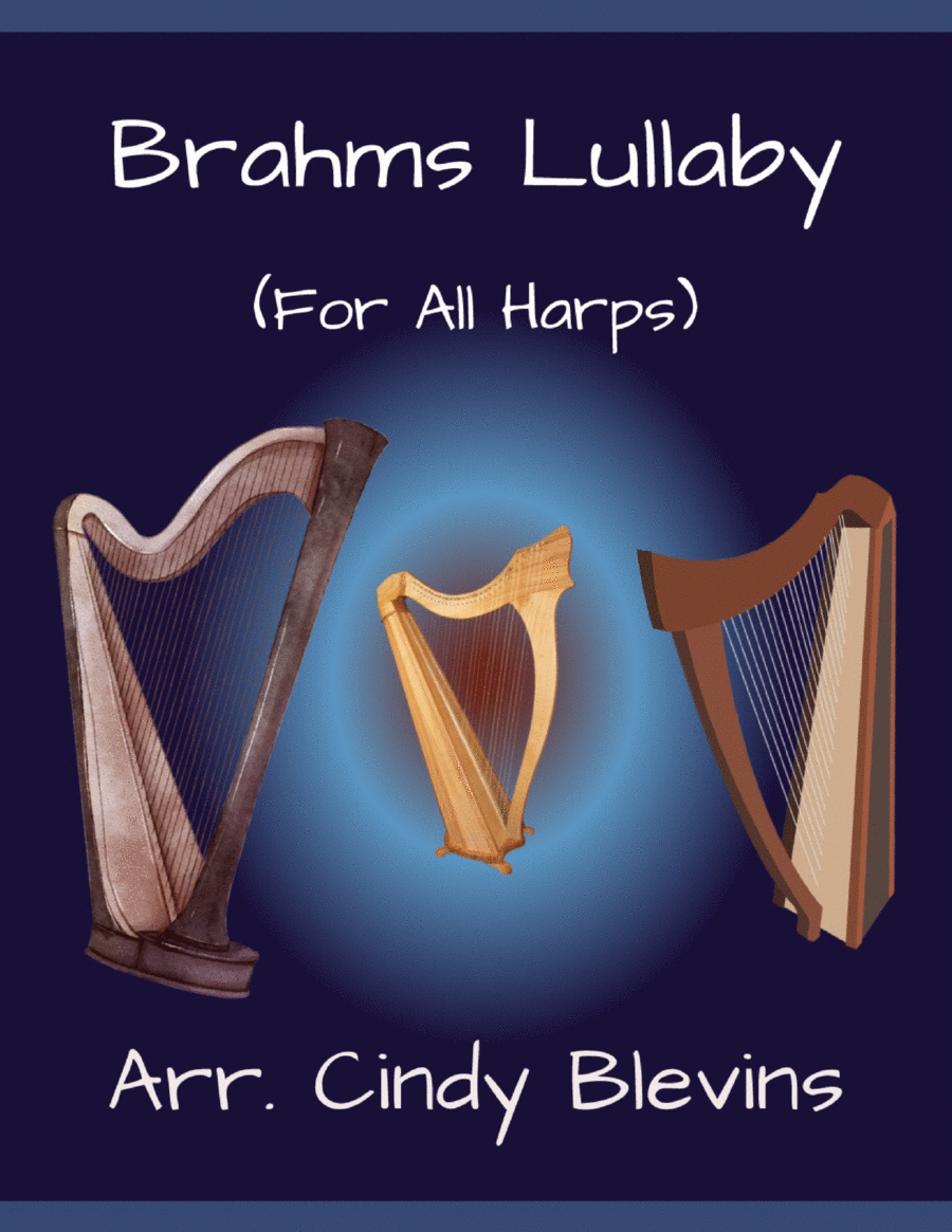 Brahms Lullaby, for Lap Harp Solo Lap Harp scores gallery preview page 1