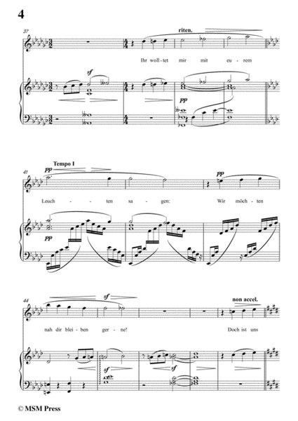 Mahler-Nun seh' ich wohl,warum so dunkle Flammen(Kindertotenlieder Nr. 2) in f sharp minor,for Voice image number null
