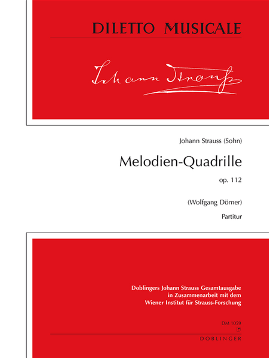 Melodien-Quadrille op. 112 Orchestra scores gallery preview page 1