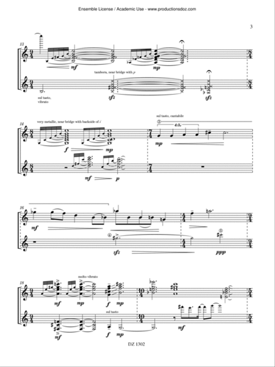 Ensõ Classical Guitar scores gallery preview page 3