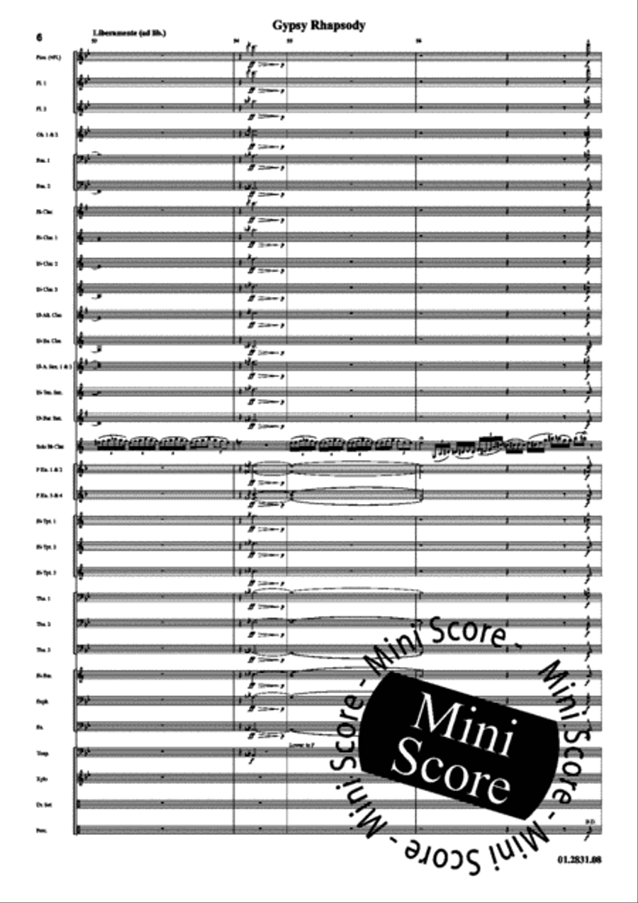 Gypsy Rhapsody Gypsy Rhapsody Concert Band scores gallery preview page 10