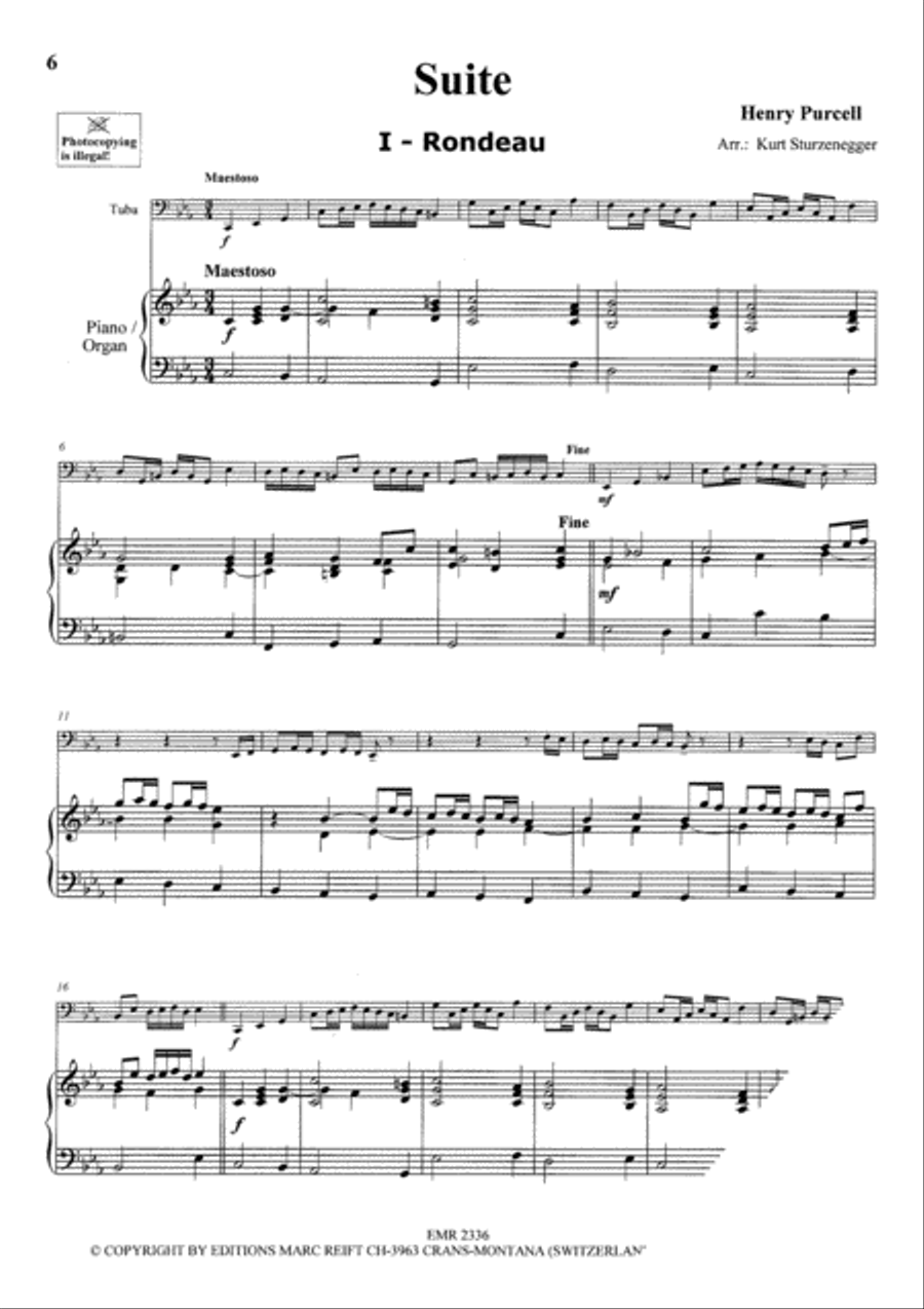 Baroque Masterpieces Tuba scores gallery preview page 4