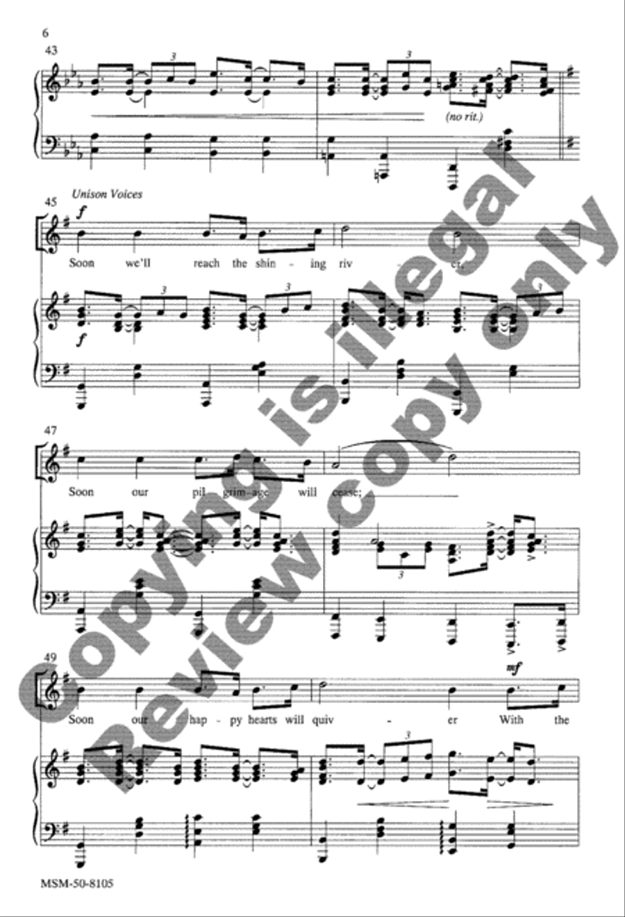 At the River Divisi scores gallery preview page 15
