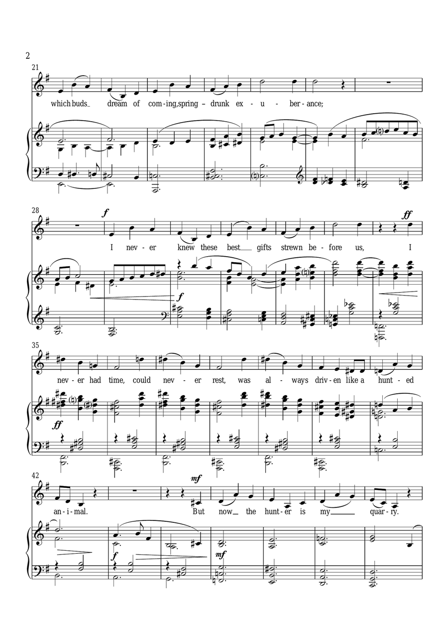 I Never Knew Piano, Vocal scores gallery preview page 2