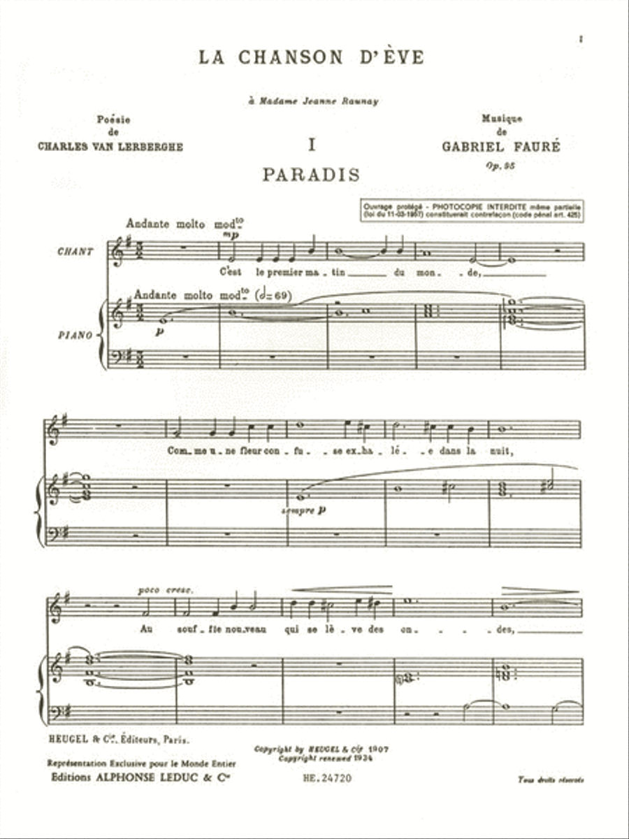 Eve's Song, For Voice And Piano Voice Solo scores gallery preview page 2