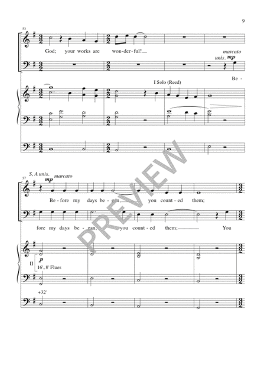 I Praise You, God 4-Part scores gallery preview page 9