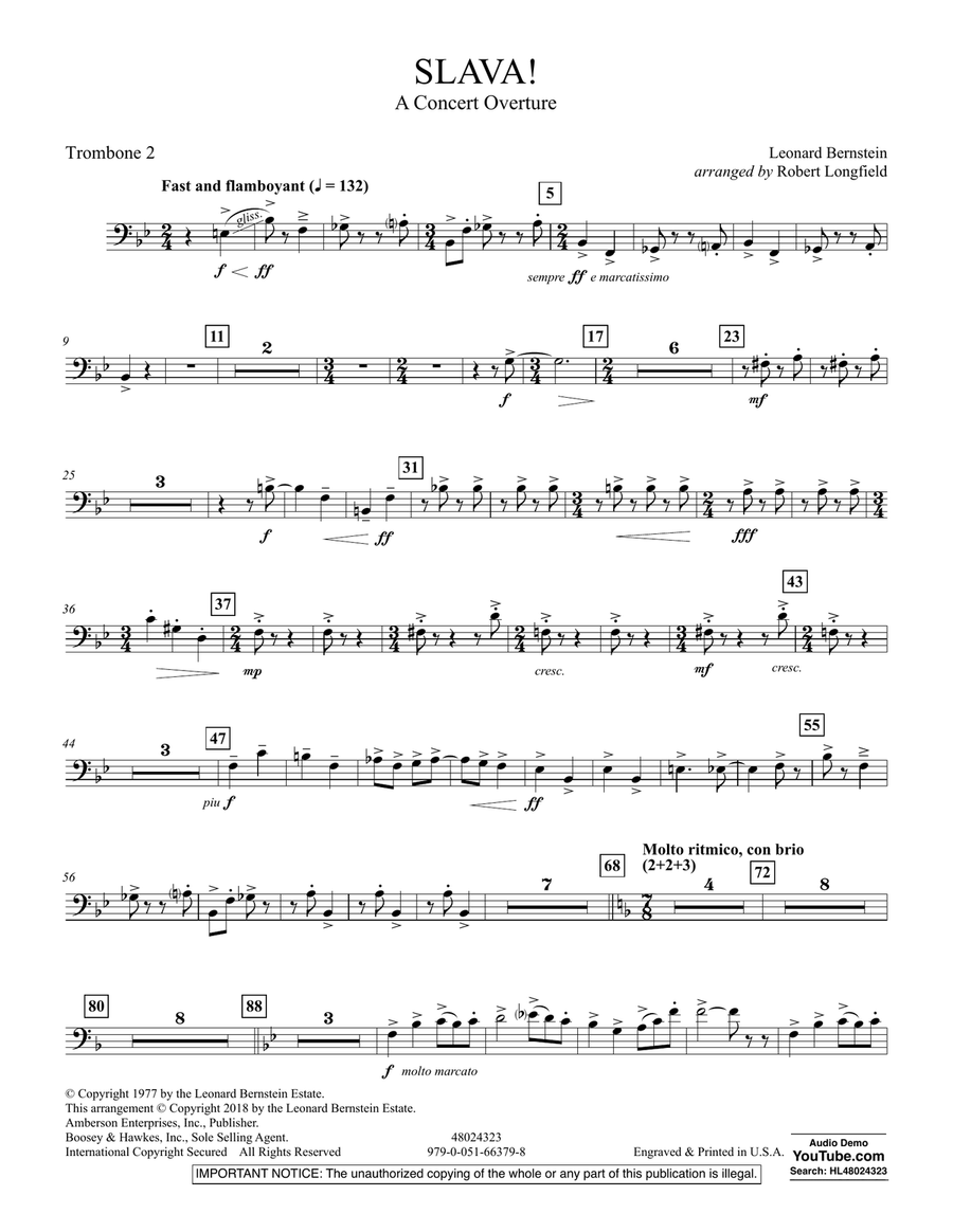 Slava! - Trombone 2