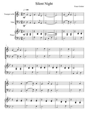 Franz Gruber - Silent Night (Trumpet and Tuba Duet)