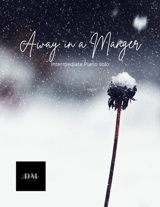 Book cover for Away in a Manger Intermediate Piano Solo