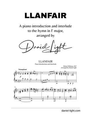 Book cover for LLANFAIR (Piano Introduction & Interlude)