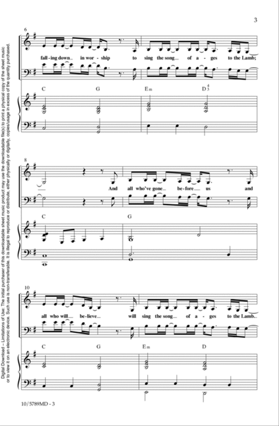Holy Forever 4-Part scores gallery preview page 3