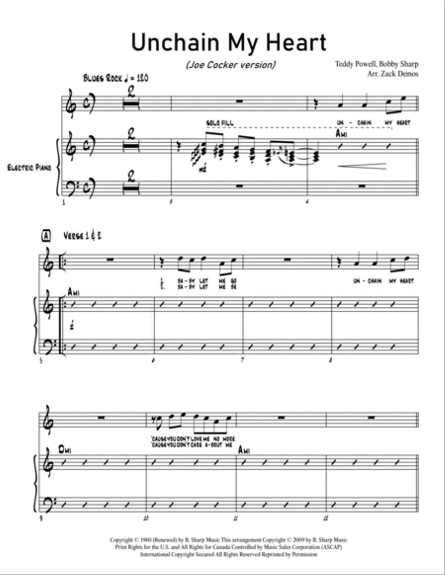Unchain My Heart Unchain My Heart Large Ensemble scores gallery preview page 4