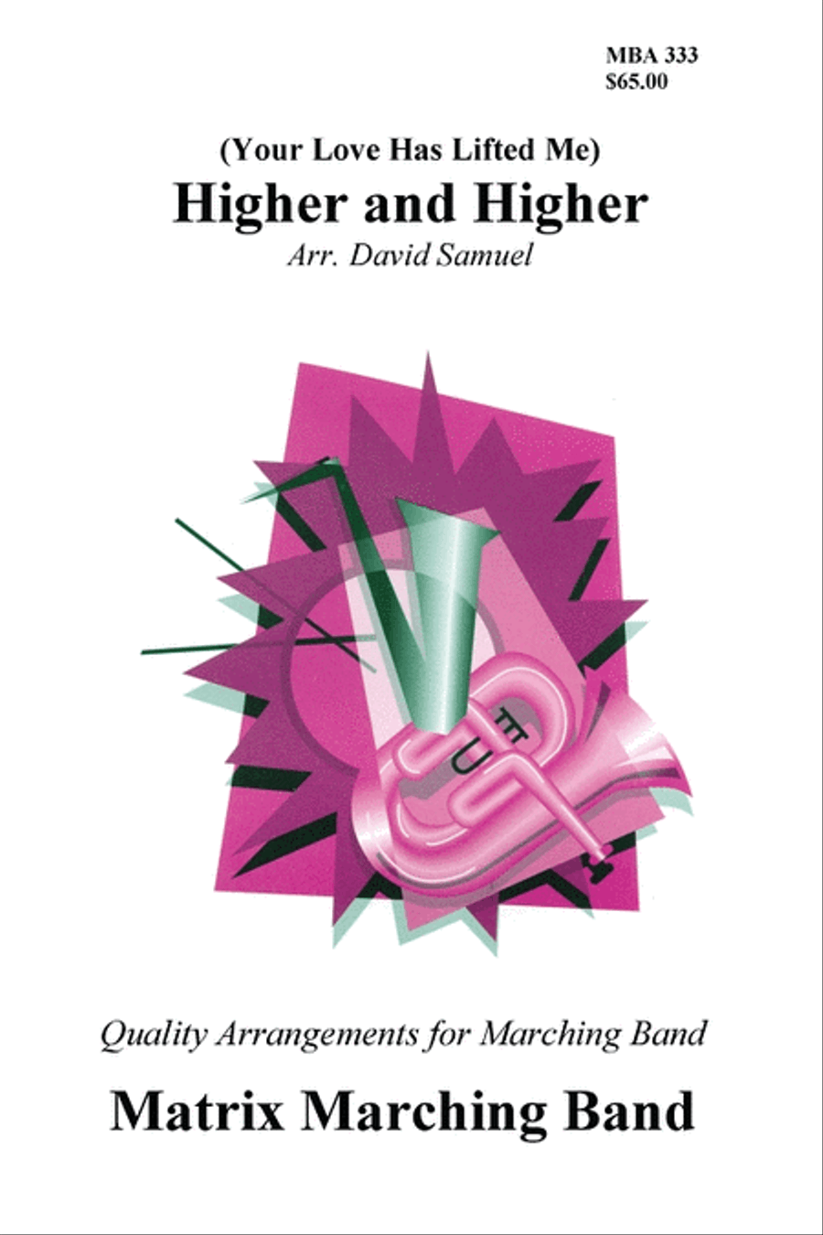 (Your Love Has Lifted Me) Higher and Higher Marching Band scores gallery preview page 1