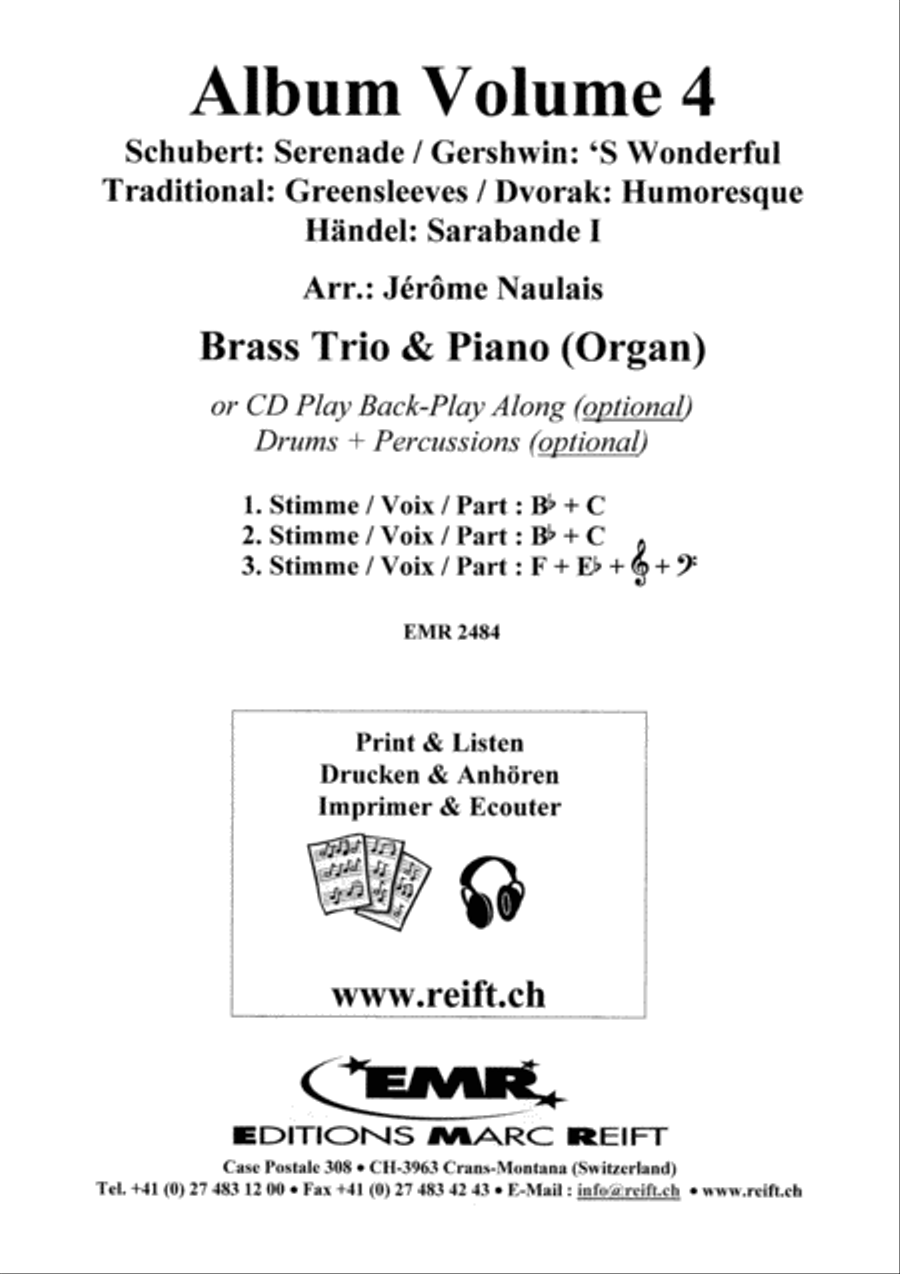 Album Volume 4 Brass Trio scores gallery preview page 2