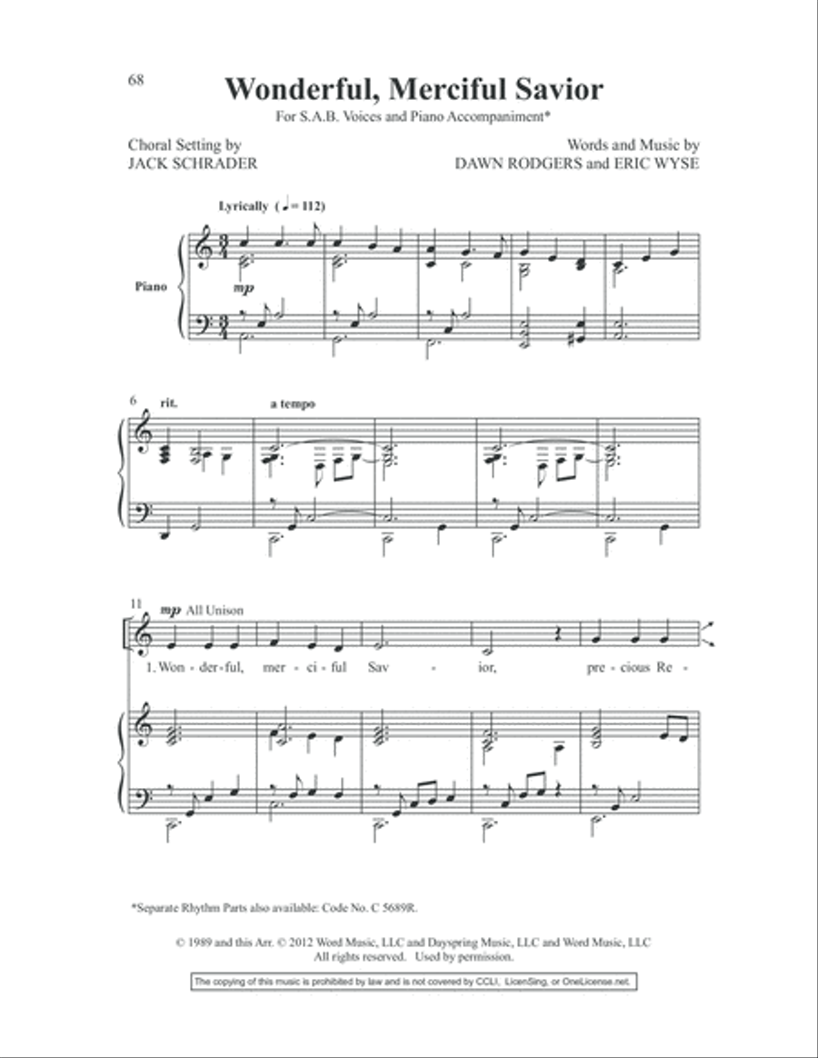 Easy Settings 2 3-Part scores gallery preview page 70