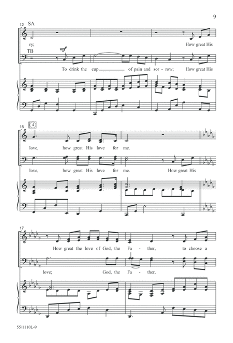 The Living Last Supper 4-Part scores gallery preview page 10