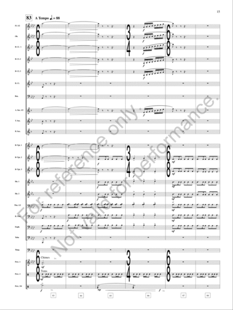 Table Rock Festival Table Rock Festival Concert Band scores gallery preview page 16