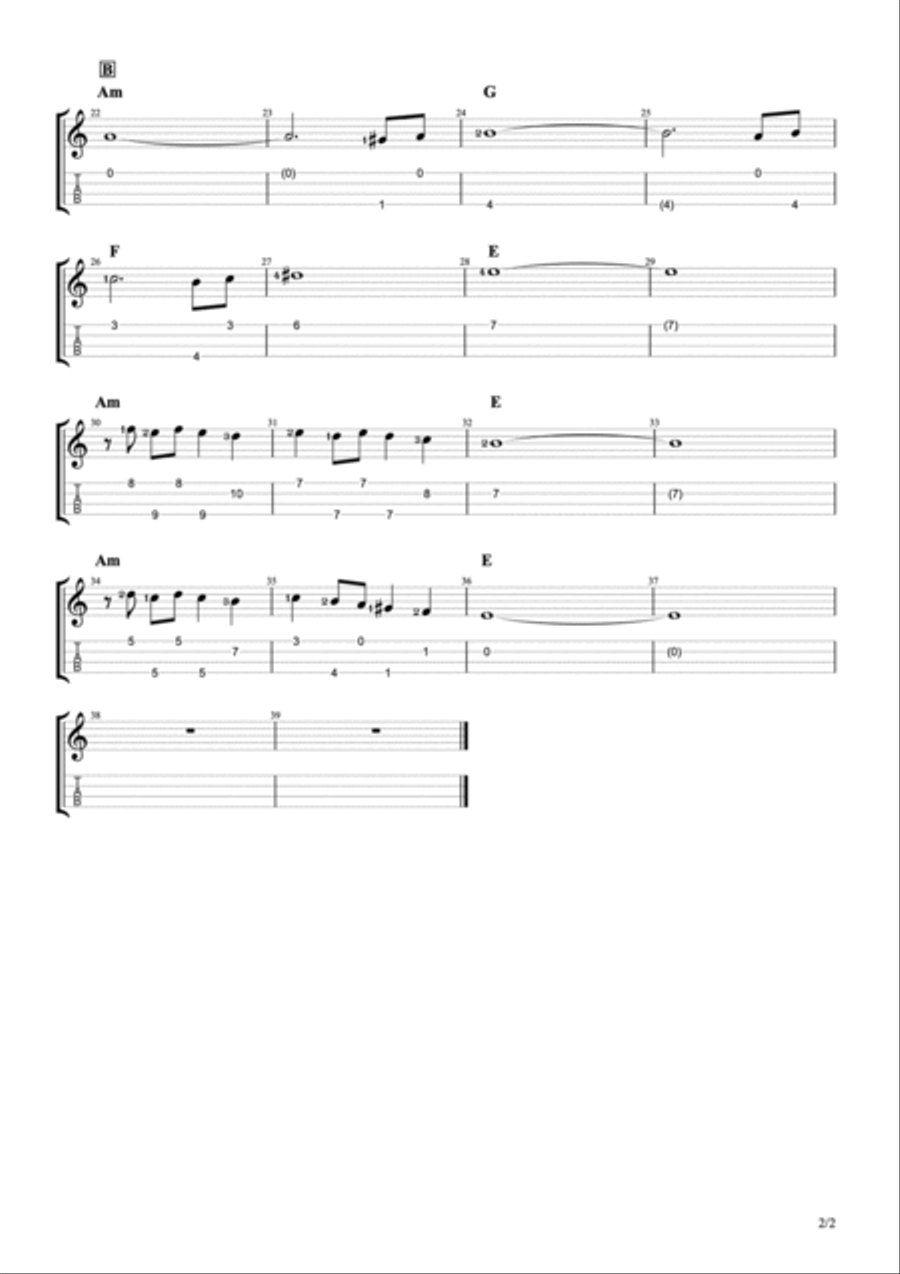 Misirlou Ukulele scores gallery preview page 3