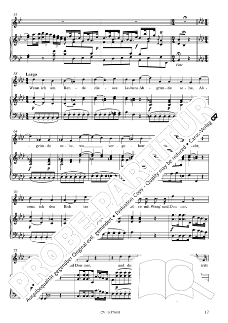 Der Tod Jesu 4-Part scores gallery preview page 18