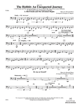 The Hobbit: An Unexpected Journey, Suite from: Tuba