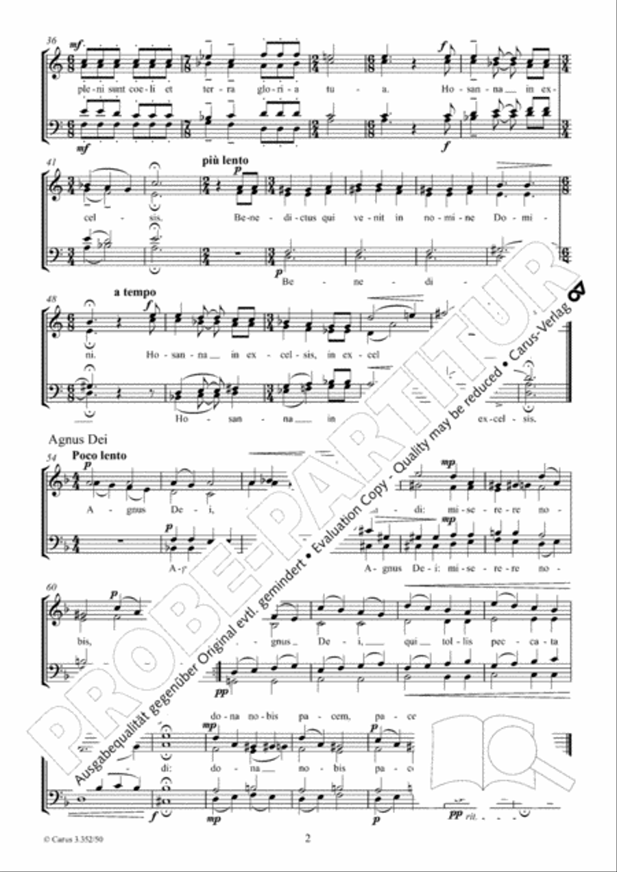 Messe mineure en re 4-Part scores gallery preview page 3
