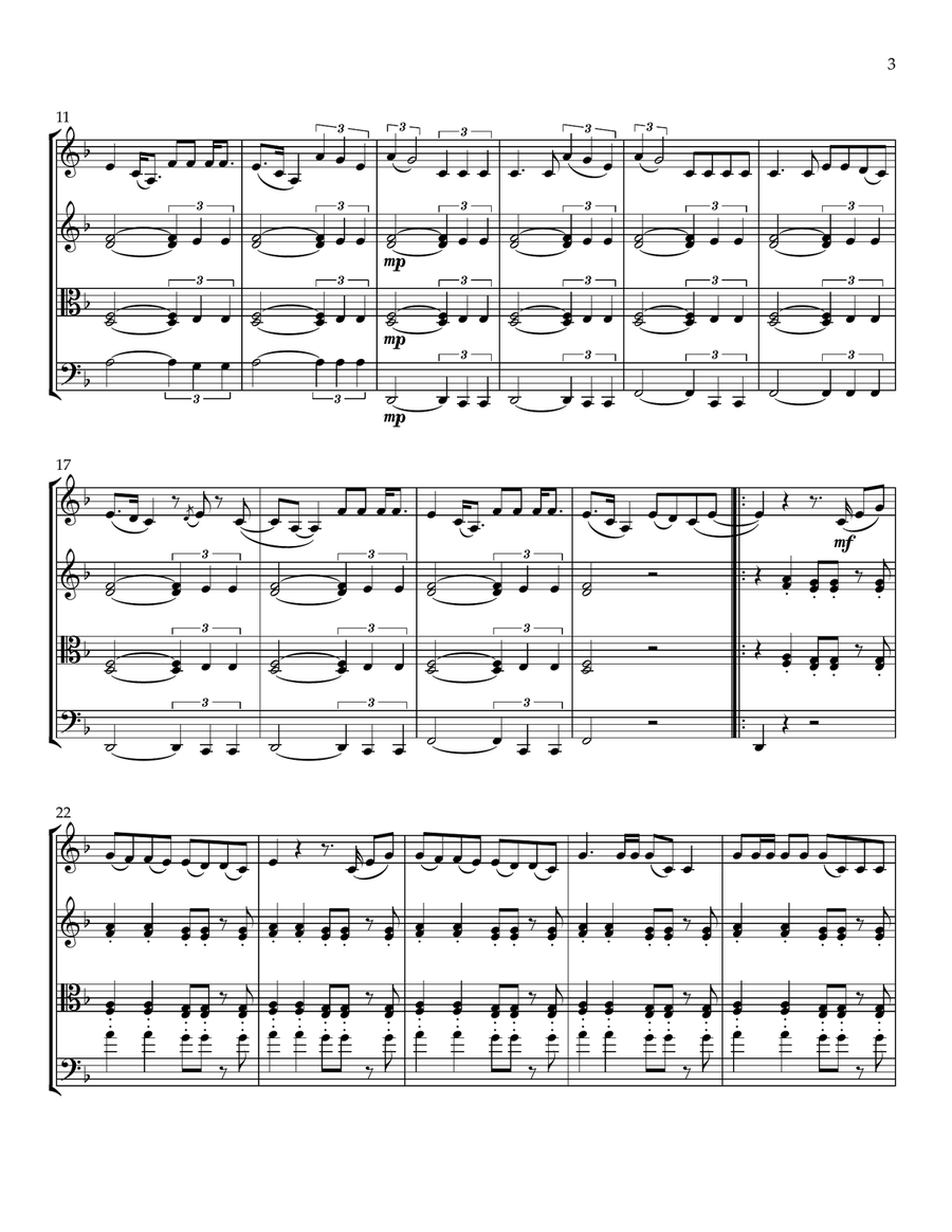 Electricity String Trio scores gallery preview page 4