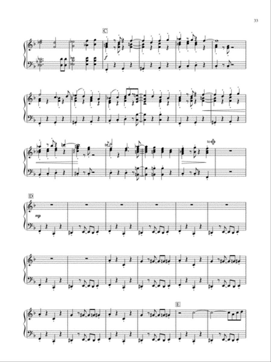 New Super Mario Bros. Wii Staff Credit Roll Piano Solo scores gallery preview page 2