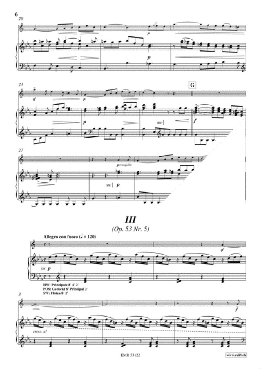 Drei Lieder ohne Worte Drei Lieder ohne Worte Alto Saxophone scores gallery preview page 6