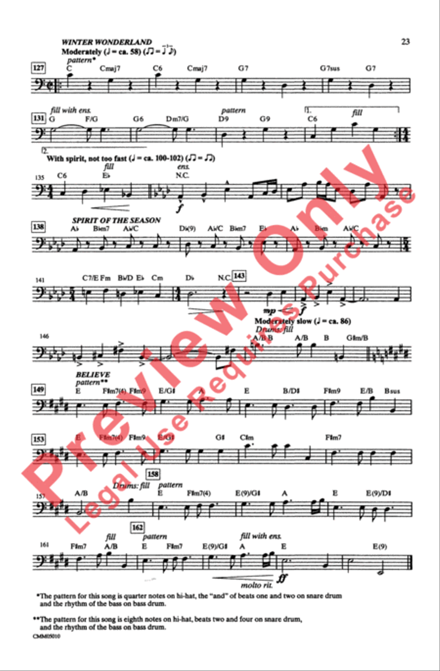 The Polar Express: A Choral Medley 3-Part scores gallery preview page 23