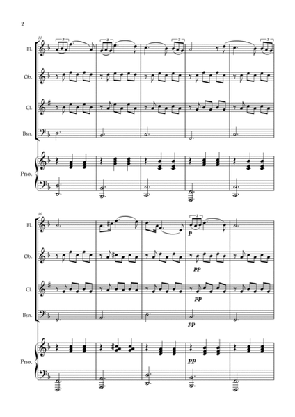 Serenade | Schubert | Woodwind Quartet | Piano image number null