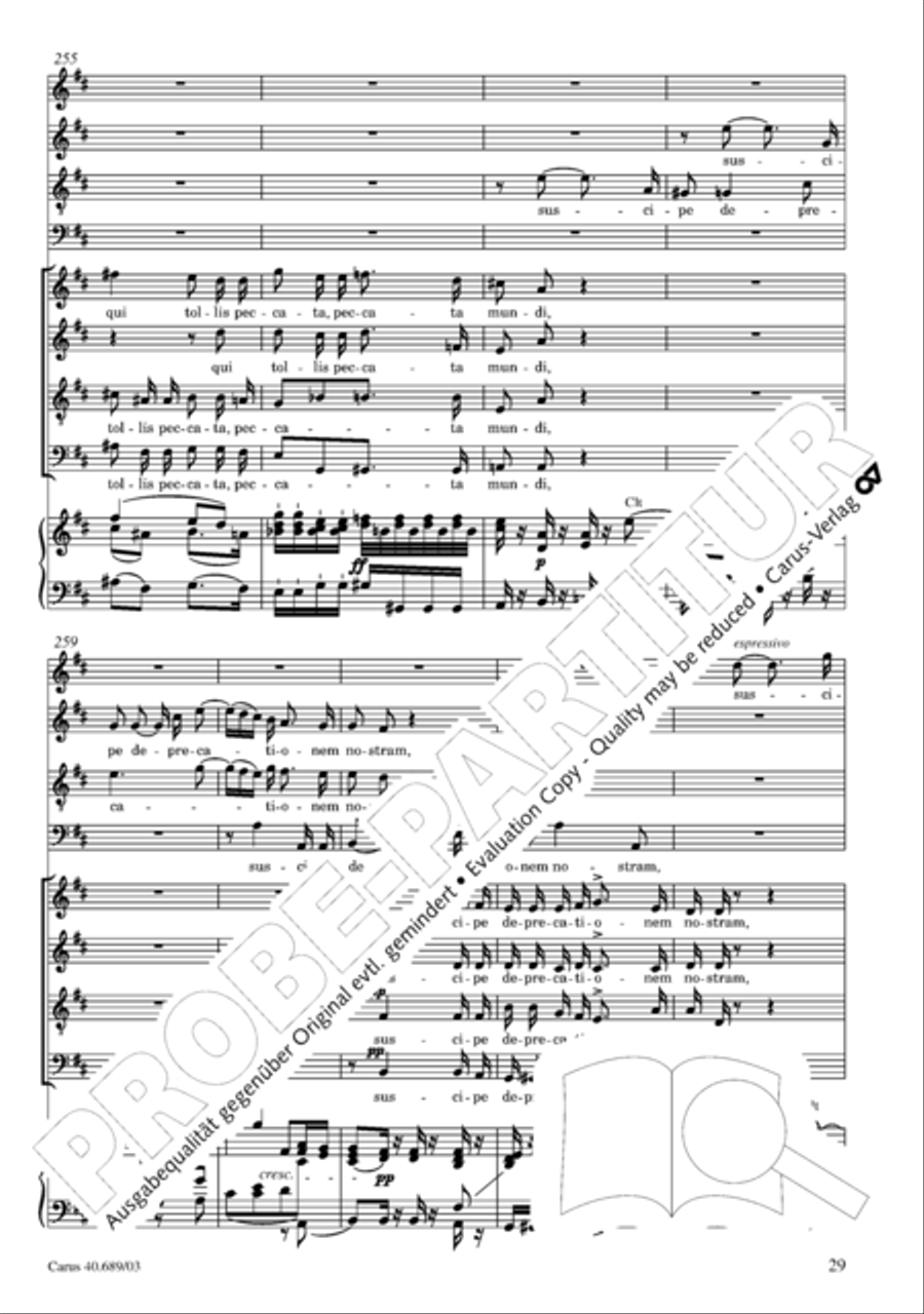 Missa solemnis Missa solemnis 4-Part scores gallery preview page 30