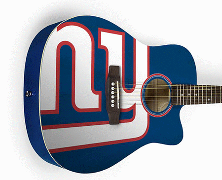 New York Giants Acoustic Guitar