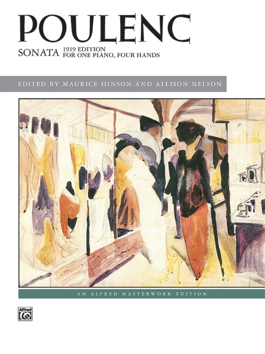 Poulenc -- Sonata Small Ensemble scores gallery preview page 1