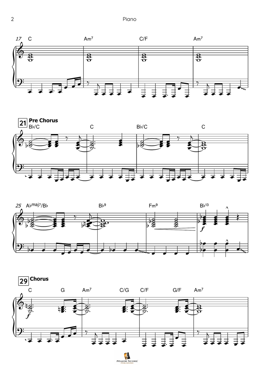 Can't Stop The Feeling! Violin Solo scores gallery preview page 6