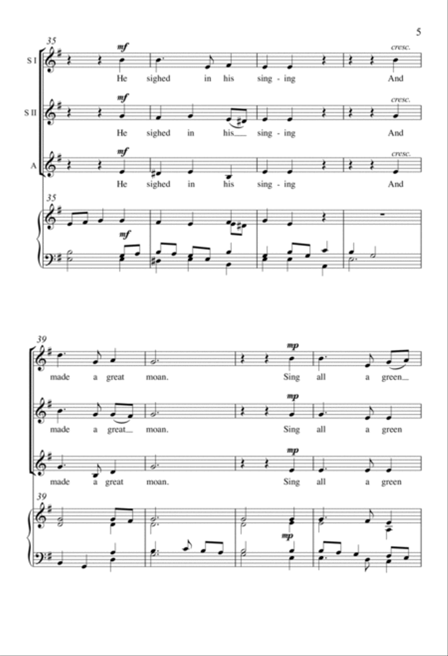 The Willow Song SSA scores gallery preview page 4