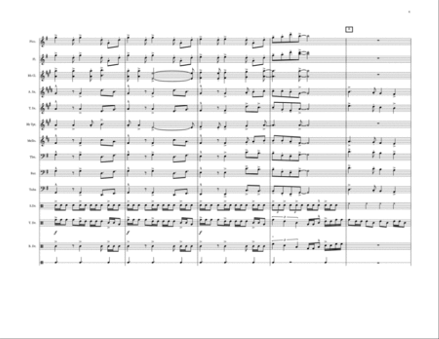 Good King On Parade Good King On Parade Marching Band scores gallery preview page 5