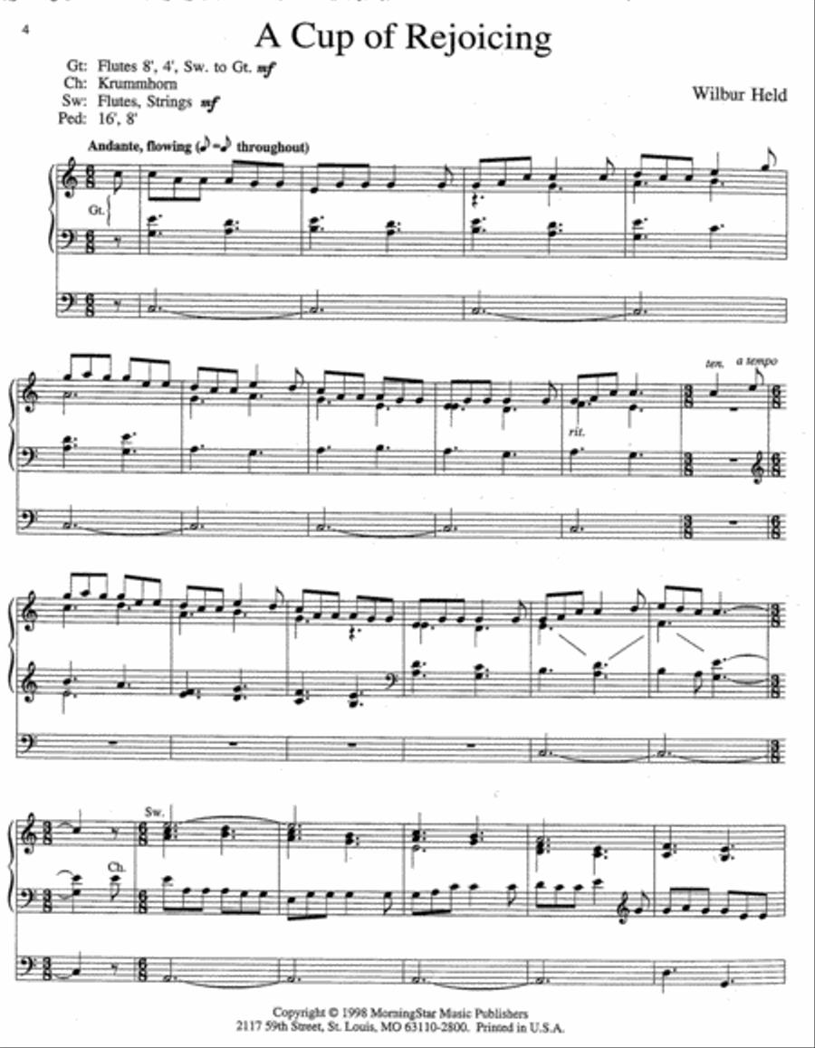 Shaker Tunes for Organ Shaker Tunes for Organ Organ Solo scores gallery preview page 2