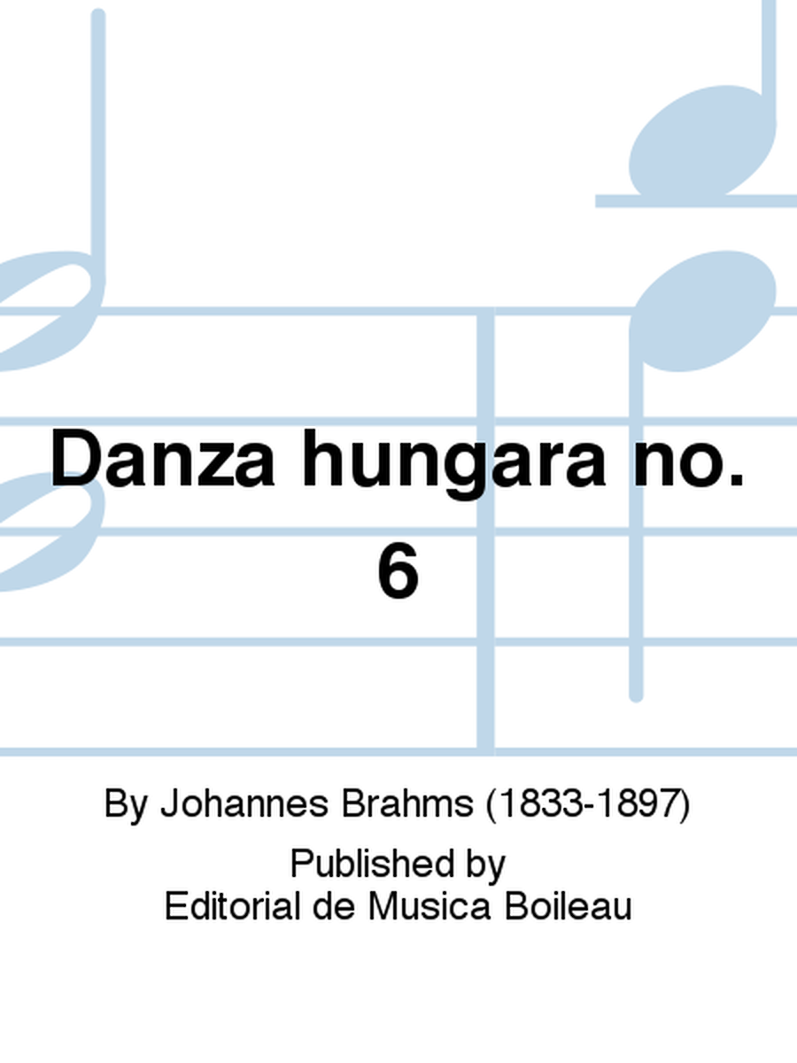 Danza hungara no. 6