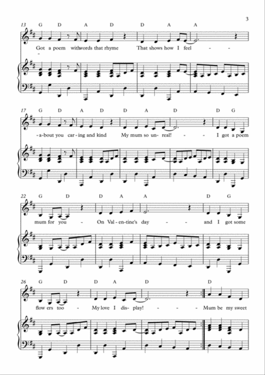 I Got a Poem Mum Voice scores gallery preview page 3