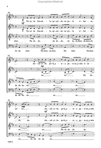 A Rianxeira - SATB Octavo image number null