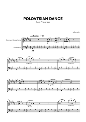 Polovtsian Dance (from Prince Igor) (for Soprano Saxophone and Cello)