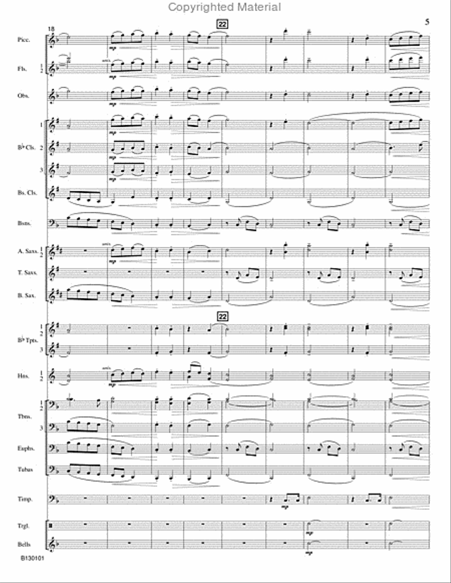 River Mist Concert Band scores gallery preview page 6