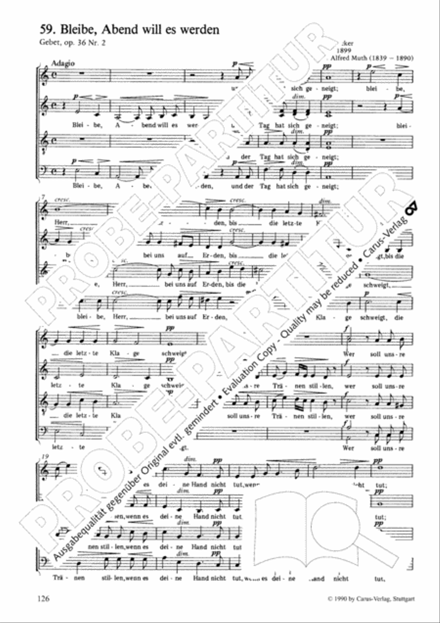 Geistliches Chorbuch der Romantik Choir scores gallery preview page 127