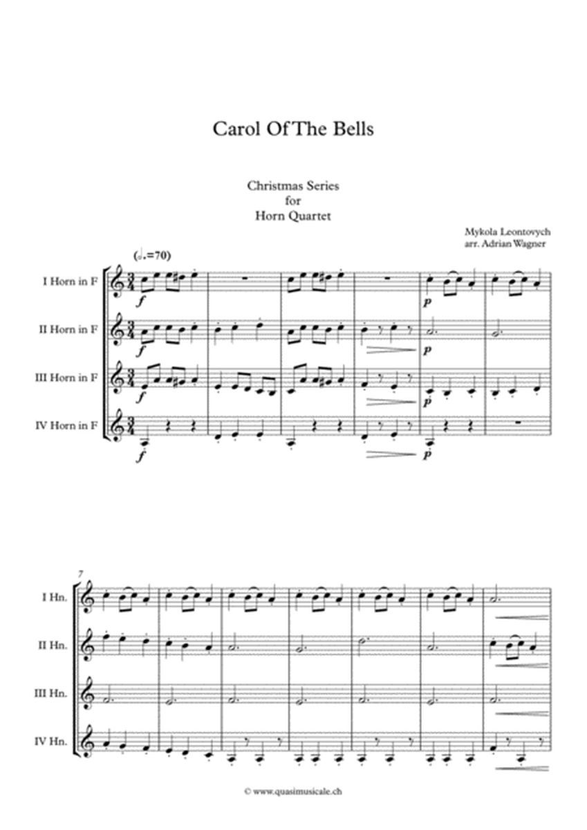"Carol Of The Bells" Horn Quartet arr. Adrian Wagner image number null